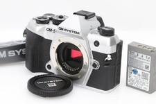 Olympus OM SYSTEM OM-5 Mark II Body Silver Mirrorless Camera Tested Near Mint 