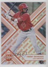 2018 Panini Elite Extra Edition Aspirations Orange 34/100 Trent Deveaux #150 0b5