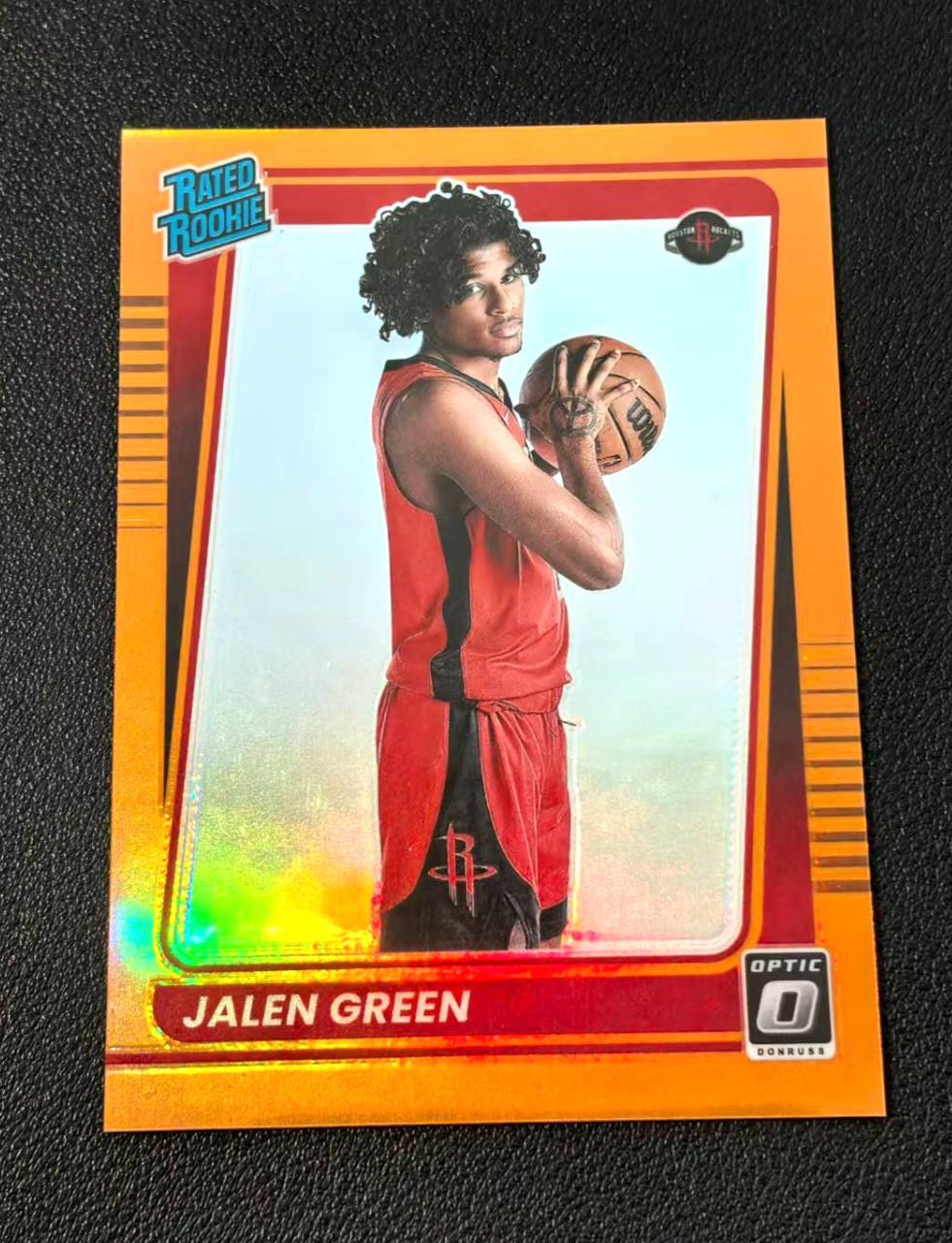 Jalen Green 2021-22 Panini Donruss Optic Orange Rated Rookie RC /199 #159