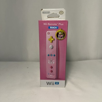 NEW Nintendo Wii & Wii U Remote Motion Plus Princess Peach Sealed Controller