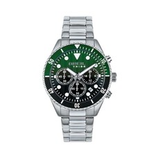 Orologio Uomo BREIL Tribe OVERHAND EW0763 Chrono Bracciale Acciaio Verde