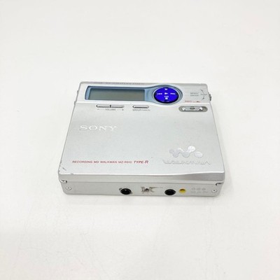 SONY MZ-R910 MD Recorder TYPE-R MDLP Portable Silver Tested Working