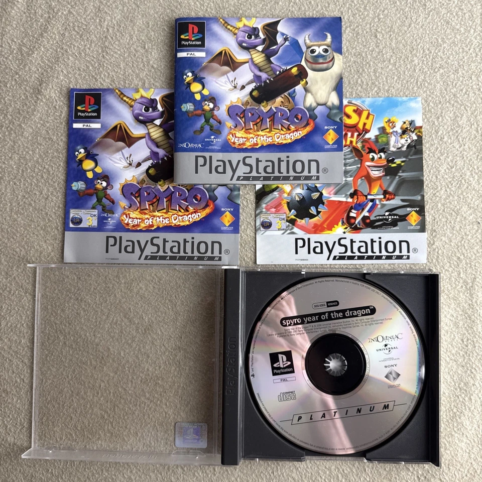 Spyro Año del Dragón Platino - Completo - Sony Playstation 1 PS1 PAL - LEER Foto 2 de 4
