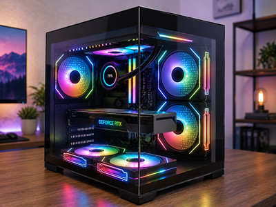 Custom Build Gaming Desktop 8th office PC 32GB RAM 1TB SSD GTX 1070 Win11 ARGB