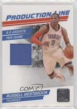 2010-11 Donruss Production Line Materials 299/399 Russell Westbrook #48 00d2
