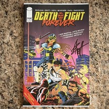 🔥SIGNED SET🔥Death Fight Forever #1 CVR A+B Signed by ALEXIS Ziritt. Both NM