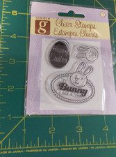 Unused Studio G Clear Stamps EASTER theme VC0038 Series 63 Hot Fudge Studio