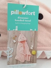 PILLOWFORT DINOSAUR HOODED TOWEL