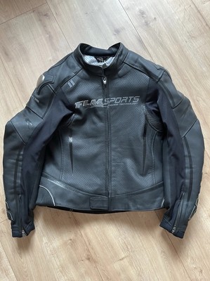 FLM Lederkombi 3.0 Motorradjacke Leder Schwarz Gr. 52 neuwertig