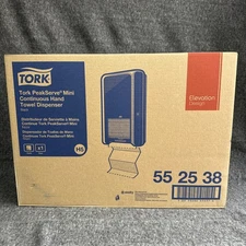 Tork Elevation PeakServe Mini Paper Towel Dispenser Black 552538 READ!