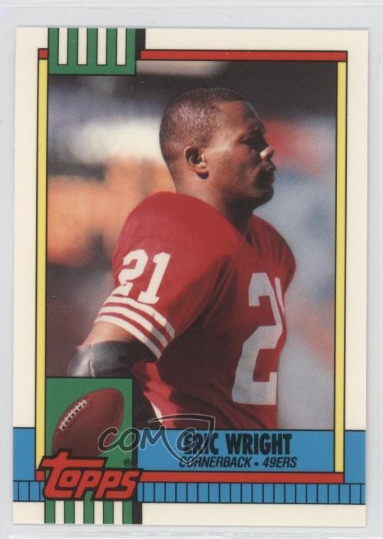 1990 Topps Collector's Edition (Tiffany) Eric Wright #21 0o9