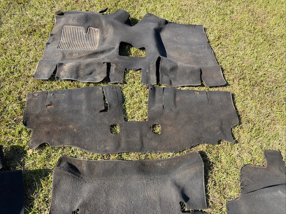 Juego completo de 5 alfombras grises Jeep Wrangler YJ 1987-1995 OEM Foto 3 de 4