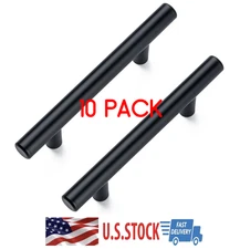 10 Pack 5 Inch Kitchen Cabinet Handles Matte Black Cabinet Pulls Black Drawer...