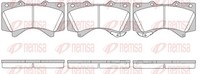 Bremsbelagsatz Scheibenbremse Remsa 1271.02 FüR 200 Land Toyota Cruiser Hilux 7