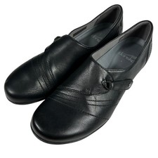 Dansko Franny Black Leather Loafer ShoE 2 DIFF SIZES Please READ Desc. 38  39