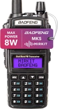 Mirkit Baofeng Ham Radio UV-82 MK5 - Walkie Talkies Long Range 8W Max Power 