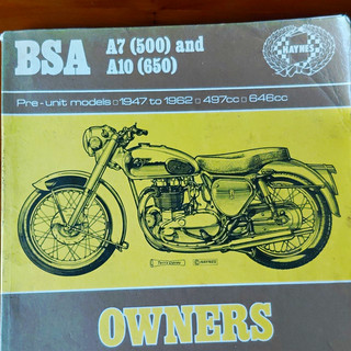 Haynes Bsa A7/A10 Manual