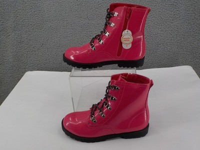 WONDER NATION CHILDRENS BOOT SZ 5 FLEXIBLE OUTSOLE NON-MARKING BRIGHT PINK NWT