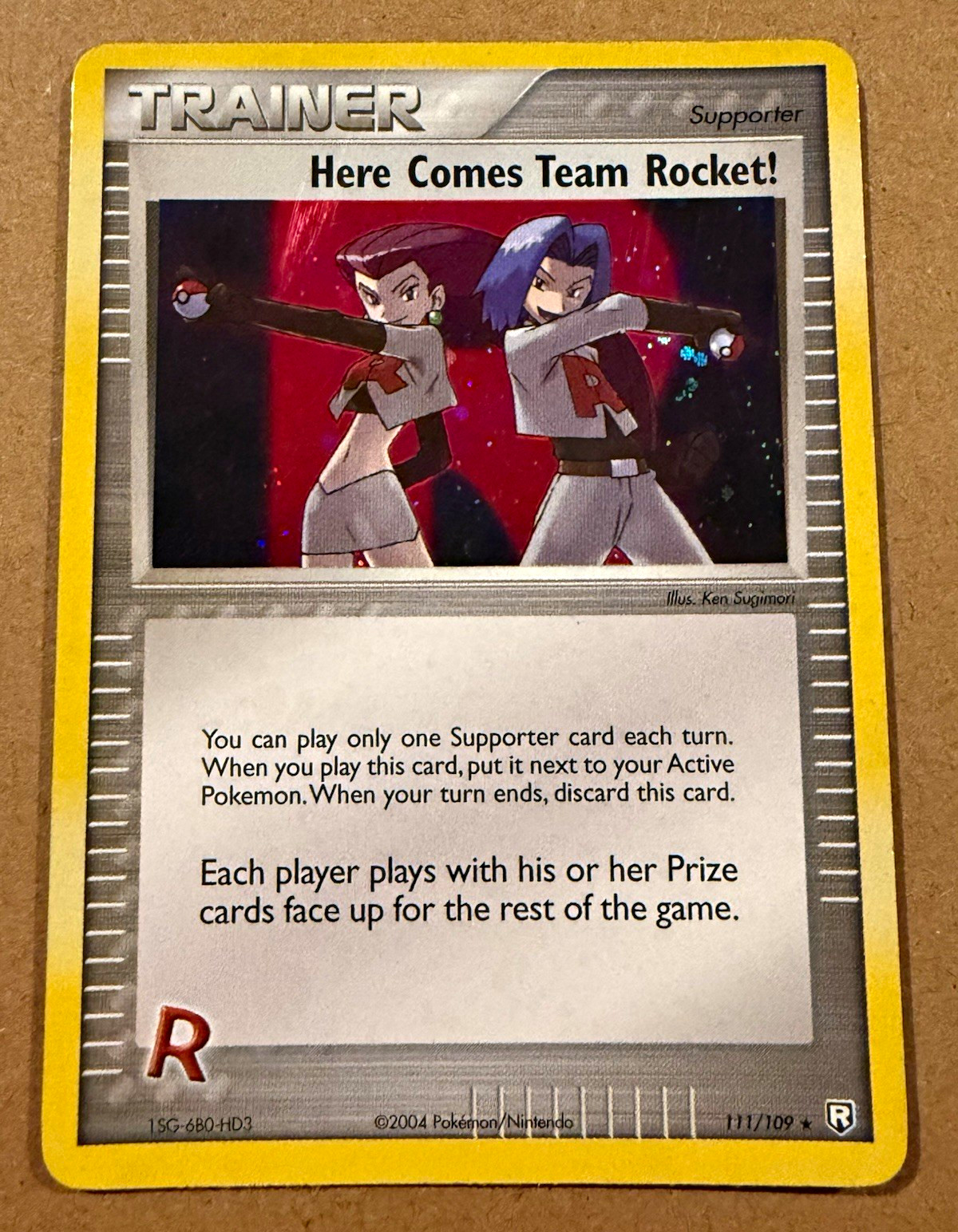 Pokemon TCG Here Comes Team Rocket! 111/109 EX Team Rocket Returns Holo SR - LP