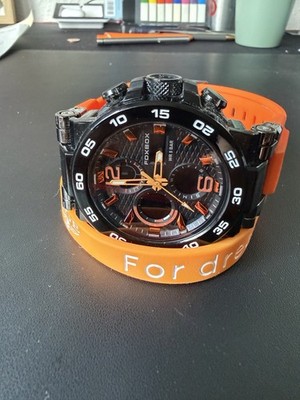 Herren Uhr FOXBOX Orange Neu mit Box