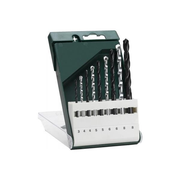 Bosch 2609255482 DIY - Set punte da trapano miste, metallo HSS-R/pietra, 9 pezzi