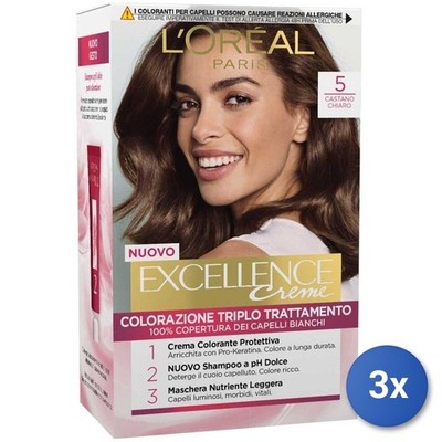 3X Excellence Hair Color Cap.5 Light Brown