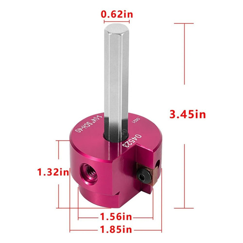 Reed Tool PPR125 Clean Ream Extreme mit 1-1/4" Kopf Aluminium 3/8" Sechskantschaft - Bild 3 von 10