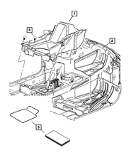 Genuine Mopar Mat Kit 5MJ47DX9AA