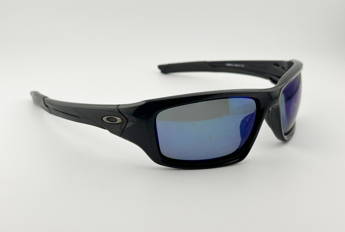 Oakley Valve OO9236-12 Men Black Sunglasses, Polarized Sapphire