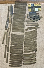 Tyco HO Train Track Lot of 80 Pieces Curved & Straight Set