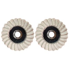 Wool Felt Finishing Wheel Buffing Pads For Metal Glass For Angle Grinder 2Pcs