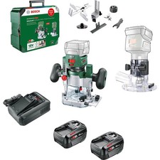 Image of Bosch ADVANCEDTRIMROUTER 18V-8 P4A 18v Cordless Trim Router with Plunge Attachme