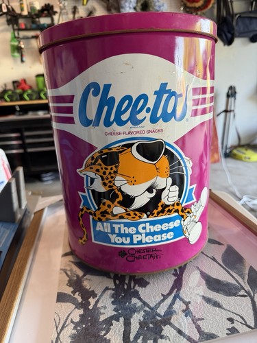 Cheetos Tin Can All The Cheese You Please