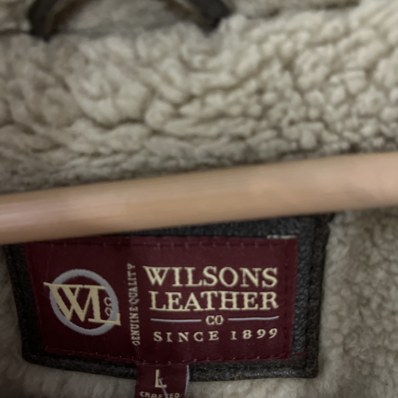 Vintage B3 Aviator Bomber Jacket Brown Genuine Wilson Leather Mens Large image 6