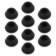 10pcs Round Rubber Hole Plug Set - Durable Solid Rubber Stoppers for Drain St...