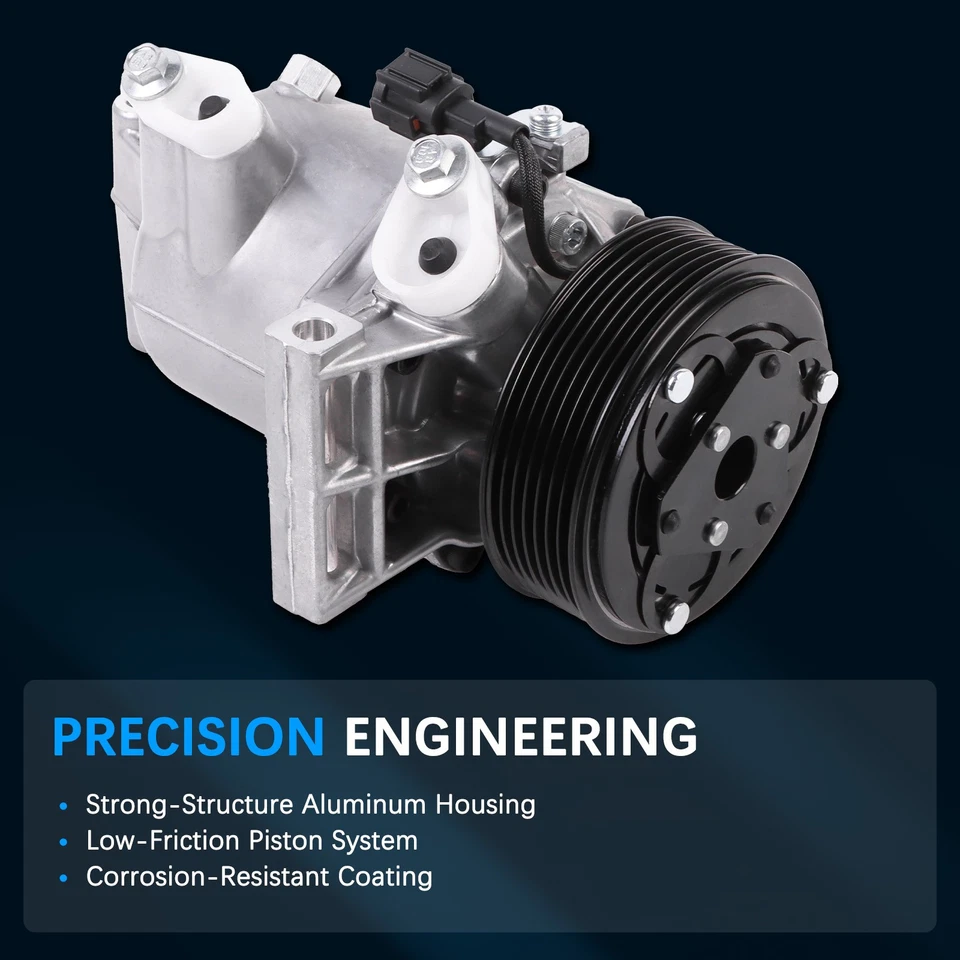 A/C AC Compressor W/Clutch For 2014 2015-2017 Nissan Versa Note 1.6L CO29099C - Изображение 3 из 4