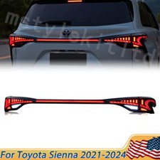 Led Sequential Tail Lights Rear Trunk Lamp For 2021-2024 Toyota Sienna Led Sequential Tail Lights Rear Trunk Lamp For 2021-2024 Toyota Sienna