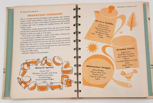 Betty Crocker's 1961 Outdoor Cook Book First Edition Spiral Bound No Writing HC - Picture 12 of 19