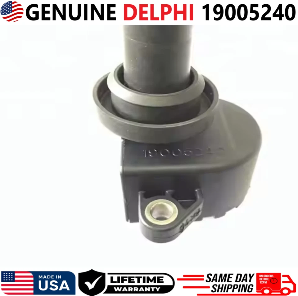 正品 DELPHI 点火线圈 适用于 2000 - 2004 年五十铃本田 3.2L 3.5L V6,19005240 — 第 3/4 张图片