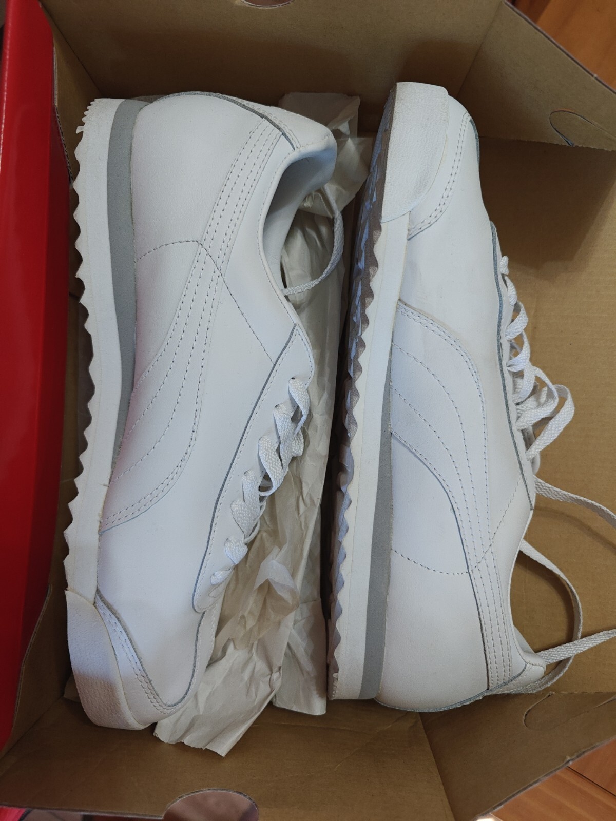 Size 8 - PUMA Roma Basic White - image 1