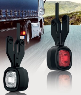  2 x LED BEGRENZUNGSLEUCHTE - DIREKTER ANBAU - UNI 12/24 - TOP ! FT-141