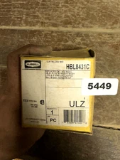 Hubbell HBL8431C Plug Straight Body 3 Pole 4 Wire Grounding