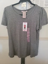 Philosophy Womens Gray Heather T-Shirt Small