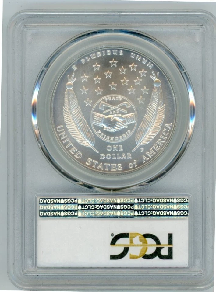 2004P LEWIS AND CLARK COMMEMORATIVE $1 PCGS MS70 Cert. 33167386 - Image 2 of 2