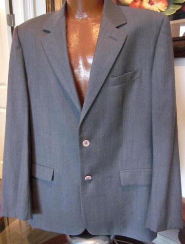 Gianni Versace Collection Gray 2 Button Dress Blazer Coat Jacket Sz 40/54 IT - Afbeelding 1 van 10