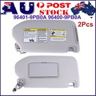 <!--F#f_0-->Pair RH+LH Interior Sun Visor Shade Grey For Nissan Pathfinder 2013-18 R52 Wagon<!--F/-->