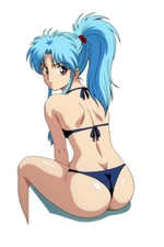 Botan Yuyu Hakusho Waifu Weatherproof Anime Sticker 6" Car Decal