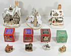 Mixed Lot of 7 David Winter Cottages Special for Christmas Village & Ornaments