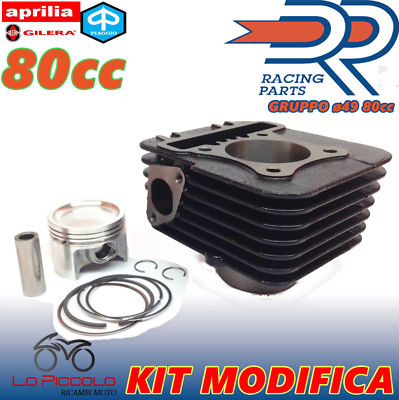 Dr cylinder Kit Piston Changing d.49 80cc for piaggio zip 50 4t | eBay