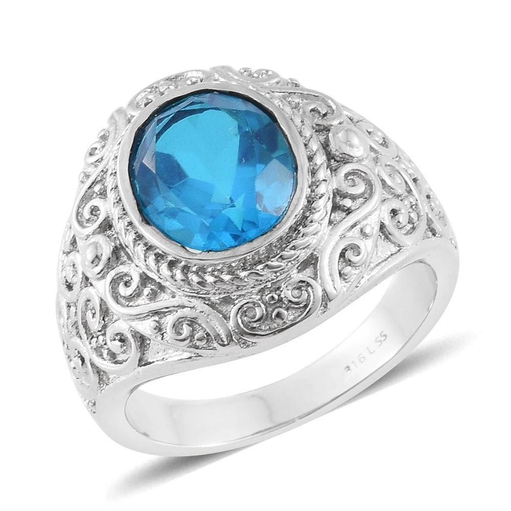 Caribbean quartz best sale ring